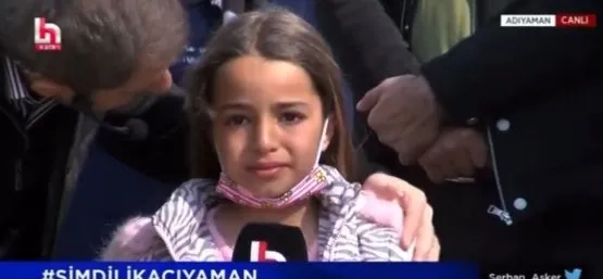 Halk TV'de vicdanlara sığmayan yayın! Depremzede küçük kızın acısına acı katıp reyting derdine düştüler