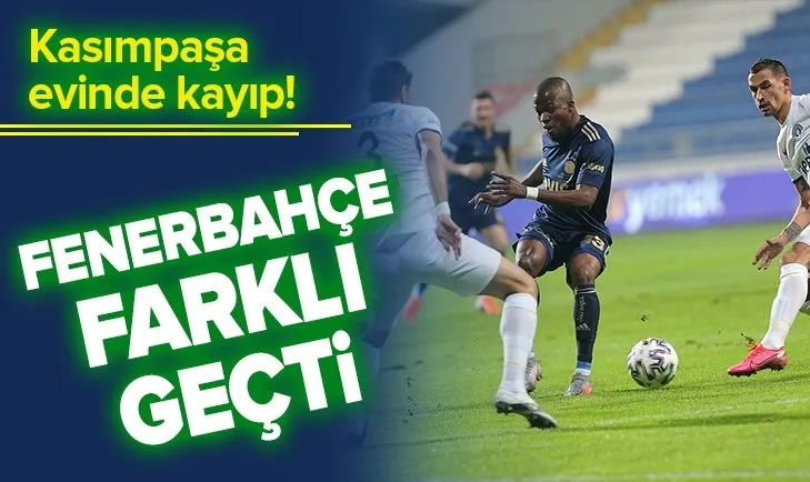 Son dakika: Fenerbahçe Kasımpaşa'yı 3-0 yendi