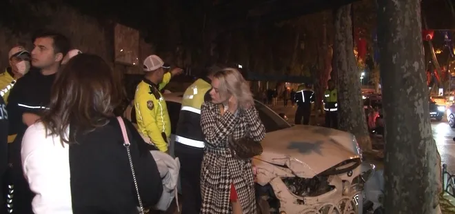 Beşiktaş'ta hareketli anlar! Alkollü sürücü ortalığı birbirine kattı