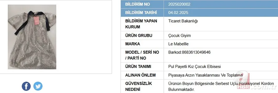 Ticaret Bakanlığı açıkladı: Çocuğunuza sakın almayın: O ürünler geri toplatılıyor 9