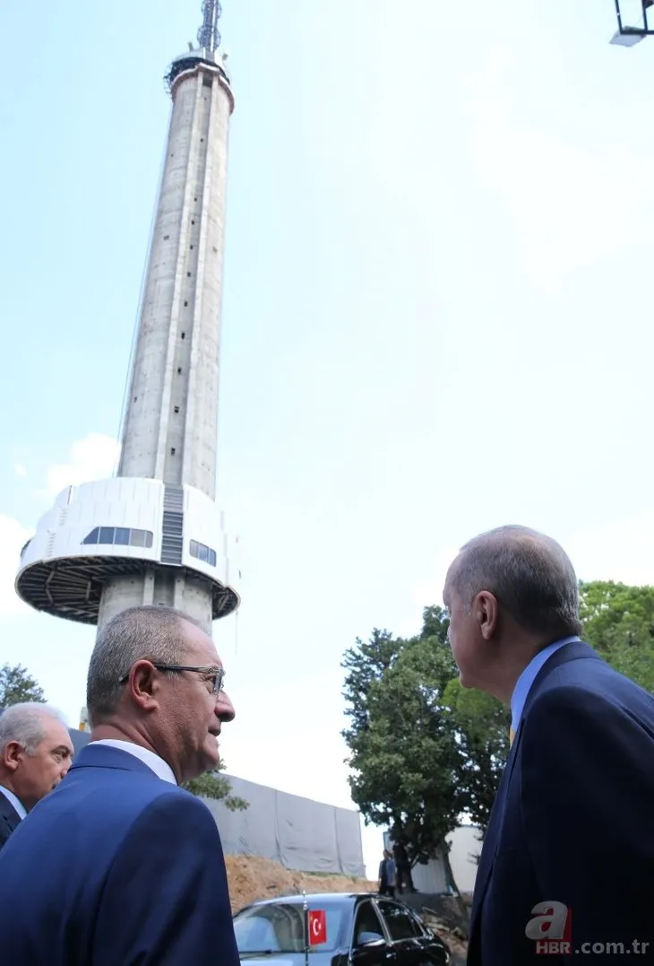Başkan Erdoğan’dan Çamlıca Kulesi’ne sürpriz ziyaret