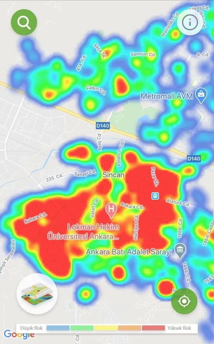 Ankara Nin Ilce Ilce Koronavirus Haritasi Belli Oldu
