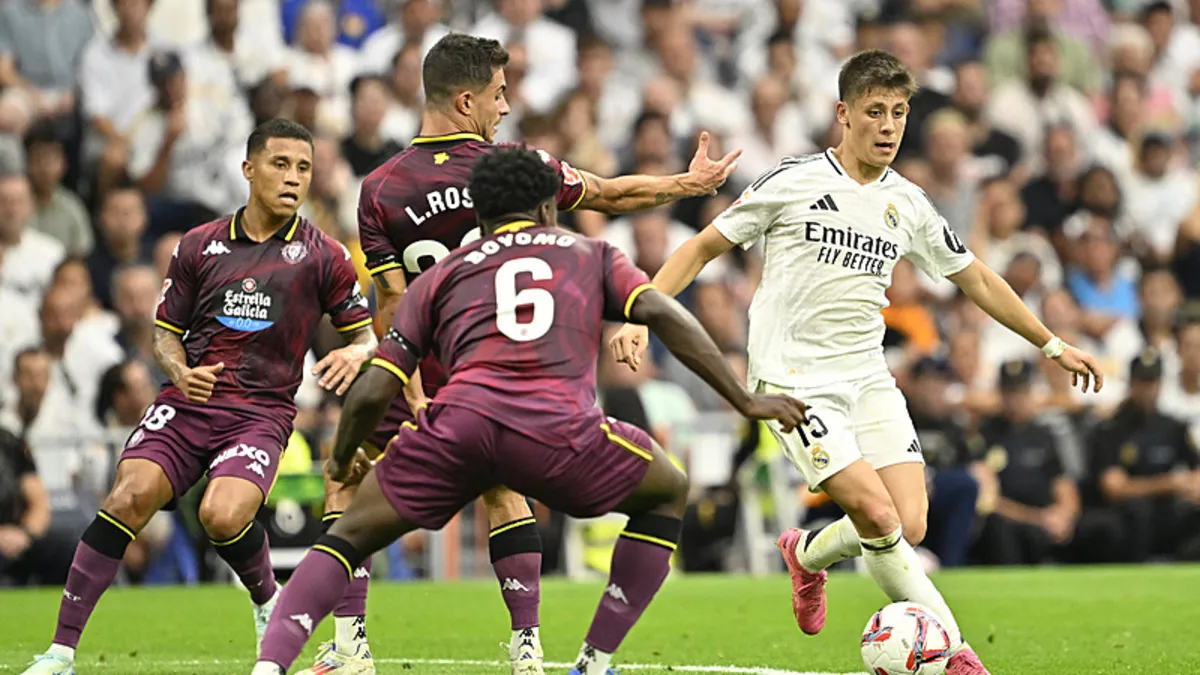 Real Madrid 3 attı 3 aldı! Arda Güler maça ilk 11'de başladı