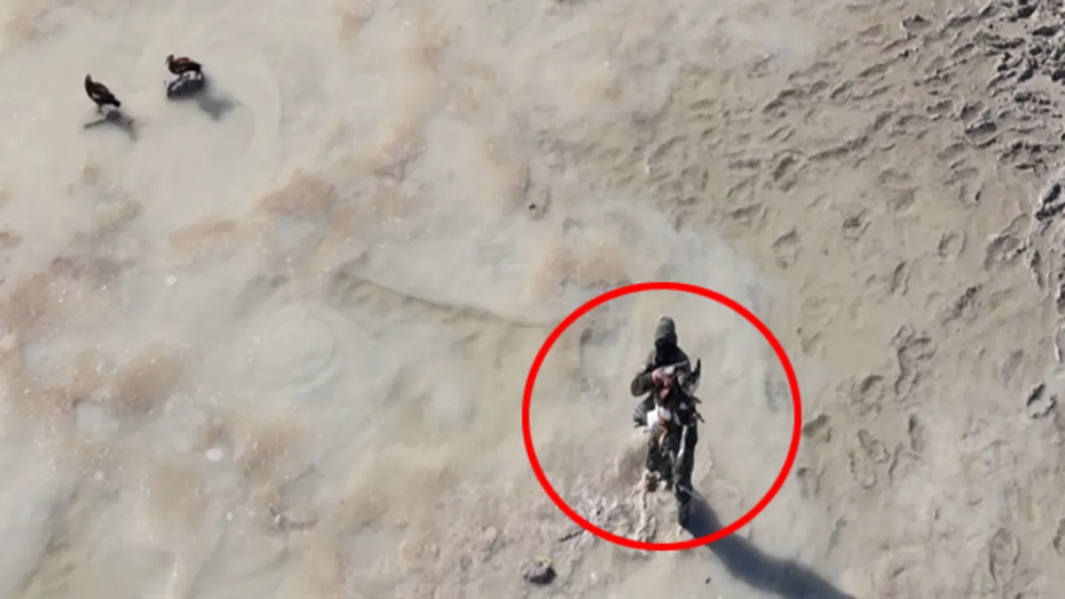 Kaçak avcılar dronu da avladı! O anlar kamerada