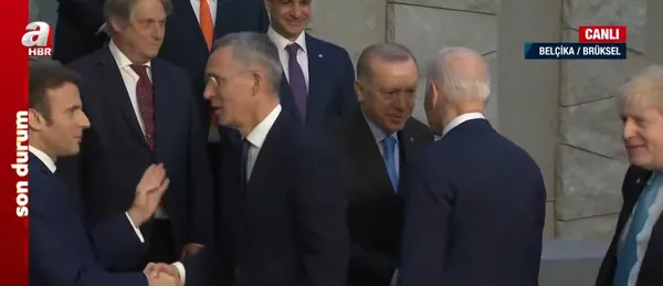 NATO Olağanüstü Liderler Zirvesi | Başkan Erdoğan NATO karargahında