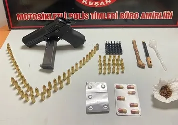 Bazanın içinde silah bulundu; 1 gözaltı