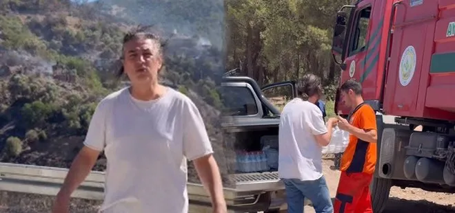 Şarkıcı Çelik yangın bölgesine koştu: Ne gerekirse yapacağız