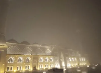 İstanbul’da gece saatleri yoğun sis