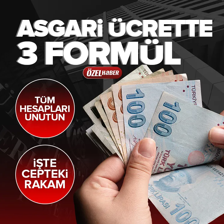Asgari ücrette 3 farklı formül