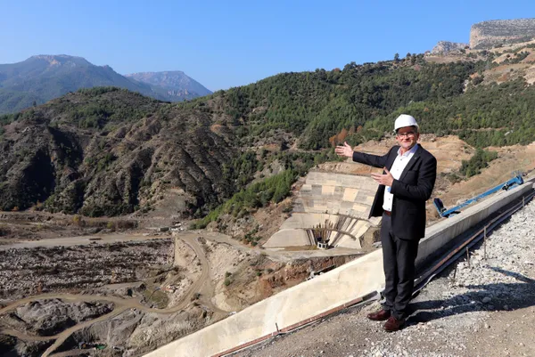 Pamukluk Barajı’nın inşa çalışmaları son sürat devam ediyor