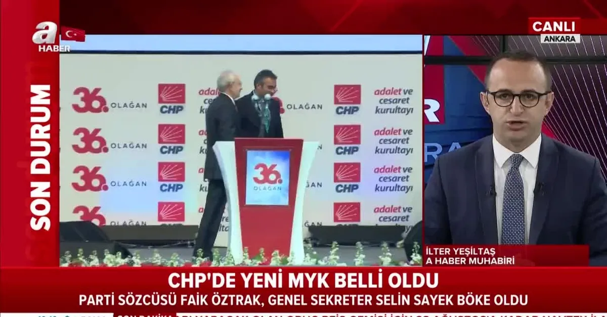 Son dakika: CHP'de yeni MYK belli oldu