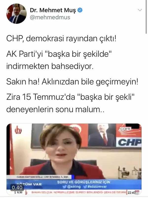 CHP İstanbul İl Başkanı Canan Kaftancıoğlu'na sert tepki: Haberi olsun; Boğaz bu mevsim serin, yazın da derindir - 2