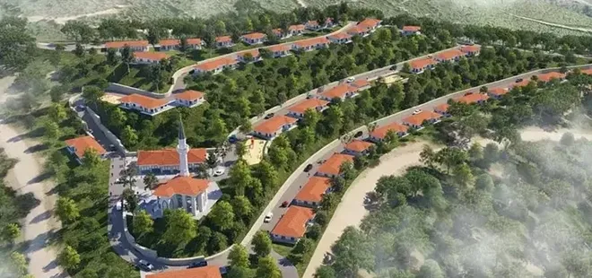 Yanan köy evlerinin inşa süreci başlıyor