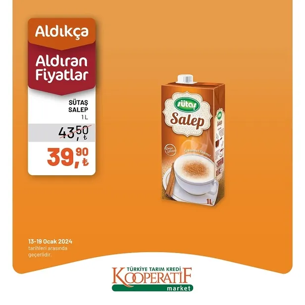 Tarım Kredi Market, 18 Ocak İndirim Kataloğu ile Müşterilerine Cazip Fırsatlar Sunuyor! Salatalık, Soğan, Limon, Çay, Türk Kahvesi ve Fazlası Uygun Fiyatlarla Satışta! - 18