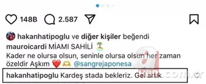 Mauro Icardi'nin paylaşımına Hakan Hatipoğlu'ndan tepki! 5