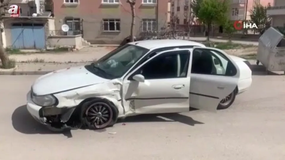 Karaman’da cip ile otomobil çarpıştı