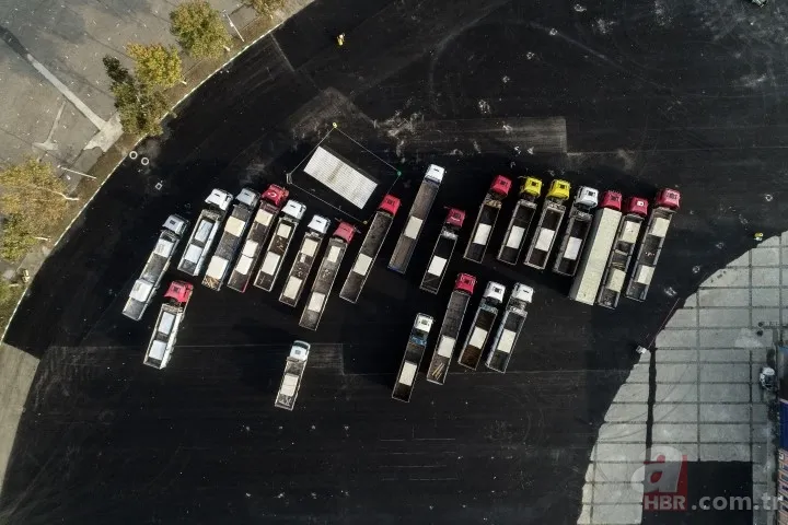 Bursa'da fuarda sergilenecek mermerler yaklaşık bin 300 TIR'la taşındı 6