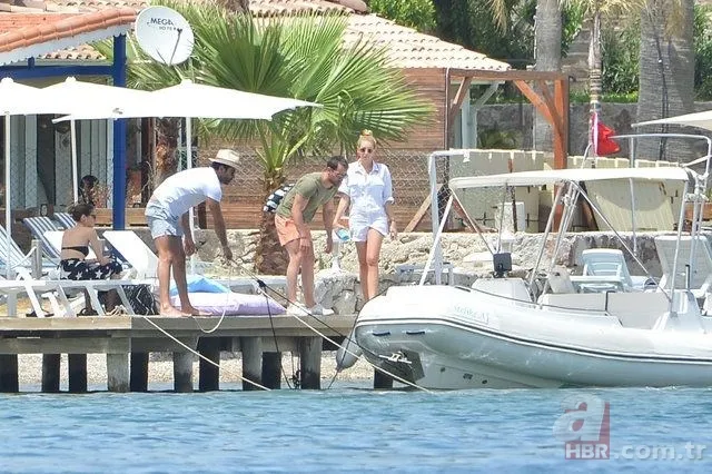 Eşi Kenan İmirzalıoğlu ile tatil sezonunun açan Sinem Kobal’ın zor anları 4