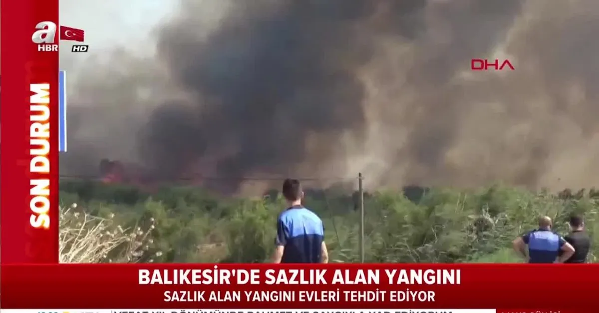 Balikesir Edremit Te Korkutan Yangin Video Izle Flas Haber Ahaber Son Dakika Video Izle