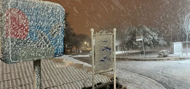 İstanbul’da kar başladı!