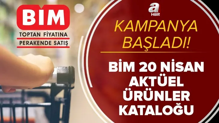 BİM'de indirim rüzgarı! 20 Nisan 2021 BİM aktüel kataloğu dolu dolu! Haftanın kampanyaları neler?