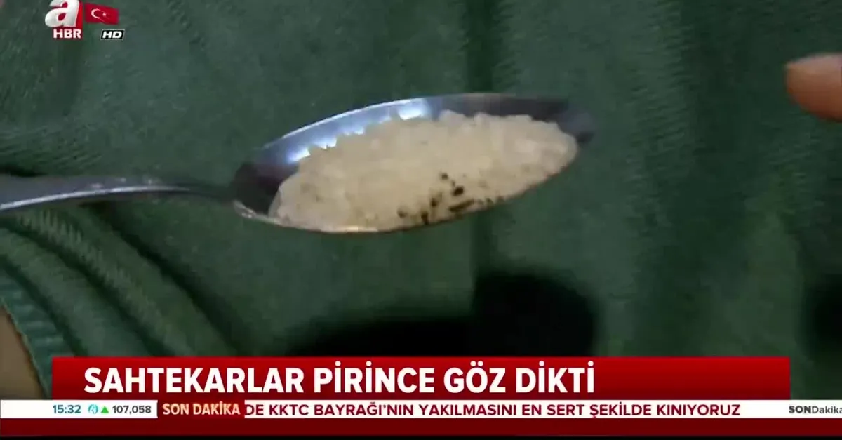 Pirinç diye plastik satıyorlar