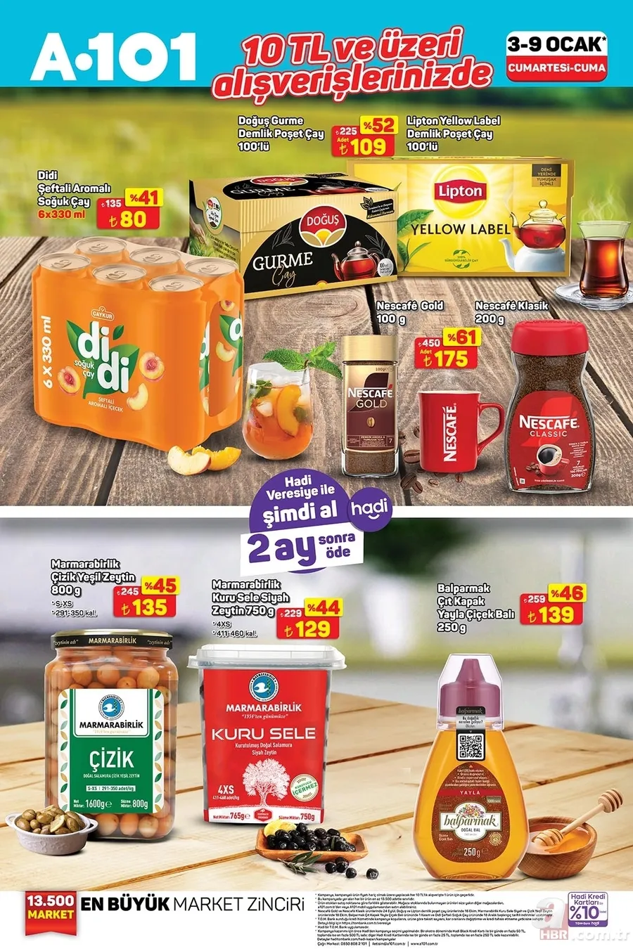 Bu hafta A101’de neler var? 3-9 Ocak indirim listesi: Gıda ve temizlik ürünleri 4