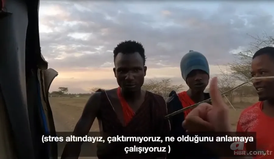 YouTuber Nurgül Türk'e Afrika’da kabileden taciz! "Kaç kız kaç!" 6