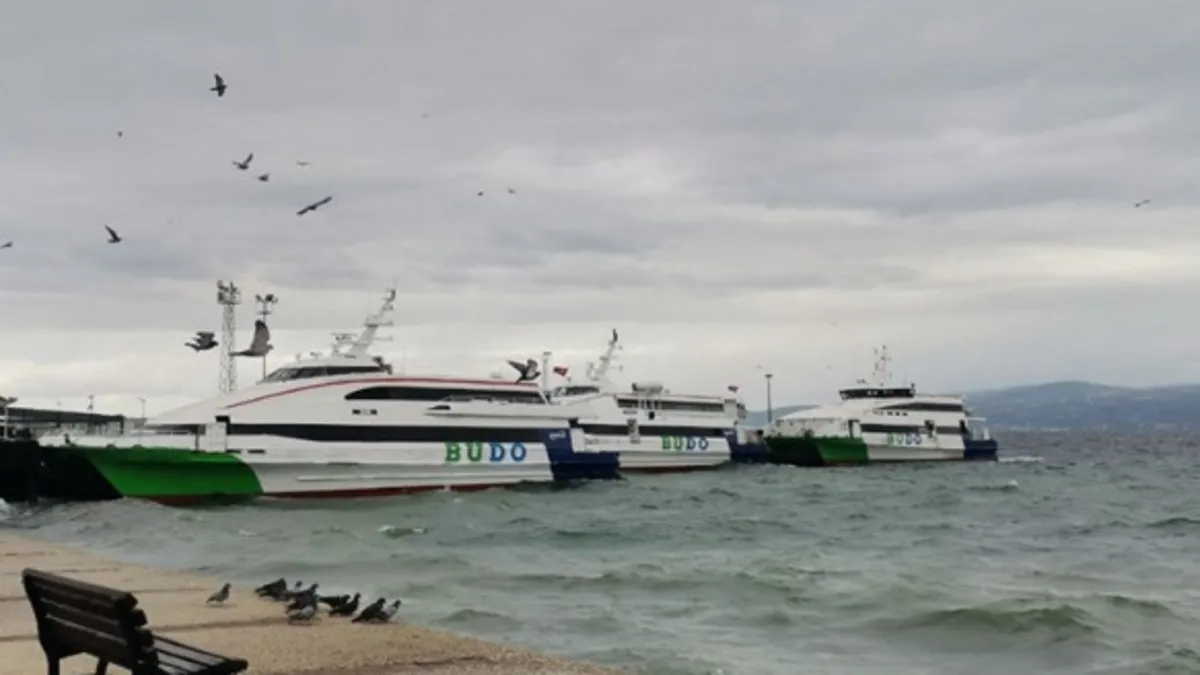 BUDO seferlerine olumsuz hava engeli!