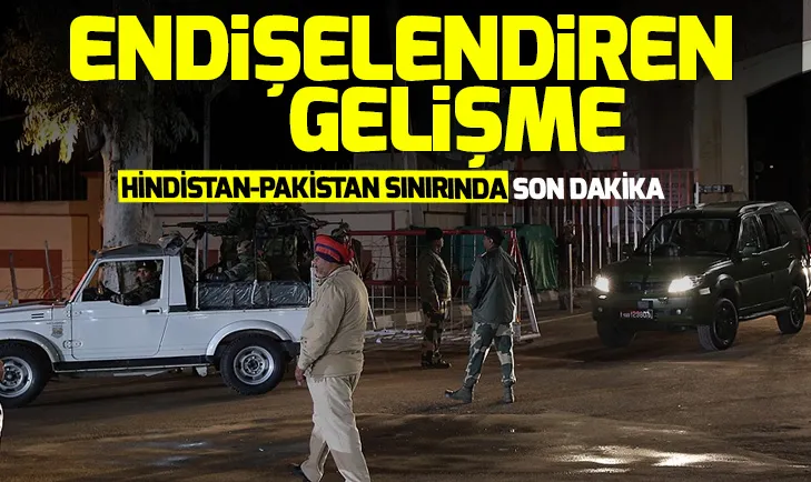 Pakistan-Hindistan sınırında tansiyon yüksek