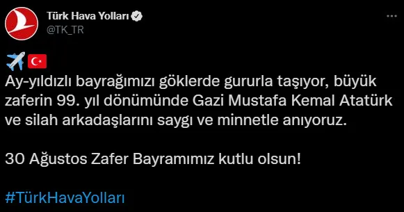 THY'den 30 Ağustos Zafer Bayramı için özel klip - 1