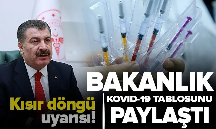 Son dakika: Sağlık Bakanlığı günlük koronavirüs tablosunu paylaştı | 21 Temmuz Çarşamba vaka tablosu