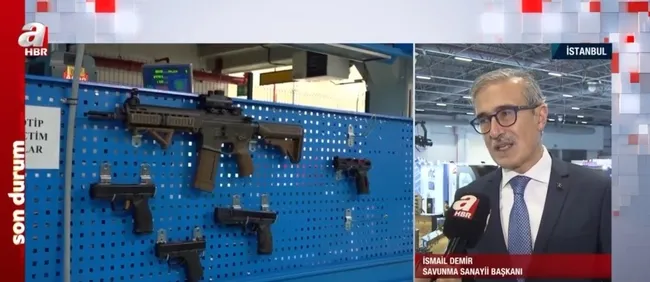 Savunmanın en yenileri SAHA EXPO’da! Savunma Sanayii Başkanı İsmail Demir A Haber’de