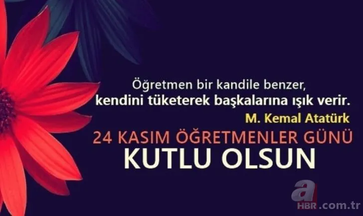 24 Kasım eşe, sevgiliye Öğretmenler Günü mesajları! 24 Kasım sevgiliye en güzel ve farklı Öğretmenler Günü mesajları... 15
