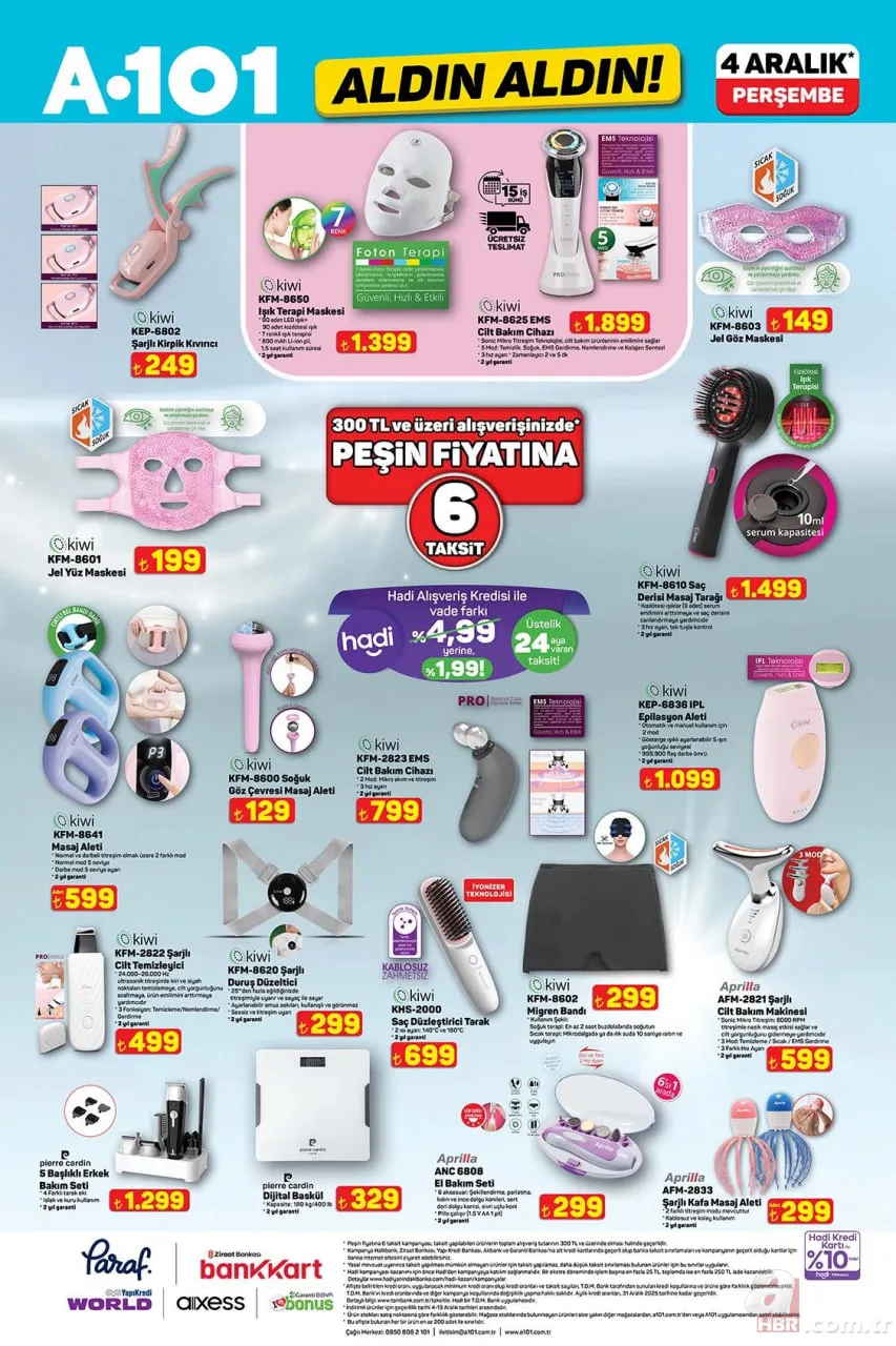 A101’de Yılbaşı hazırlıkları başladı! 4 Aralık’ta hangi ürünler indirimde? 8