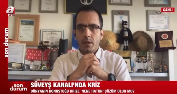 Nene Hatun gemisi Süveyş Kanalı'ndaki krize çözüm olur mu? Arama-Kurtarma Federasyonu Başkanı Zamanoğlu A Haber'de açıkladı - 1