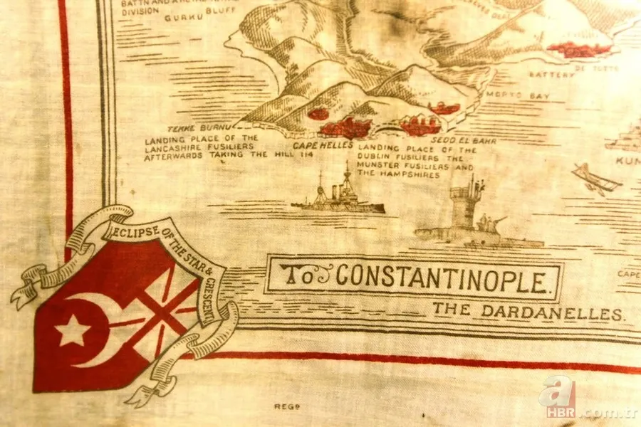 Mendilde kalan işgal bayrağı 3