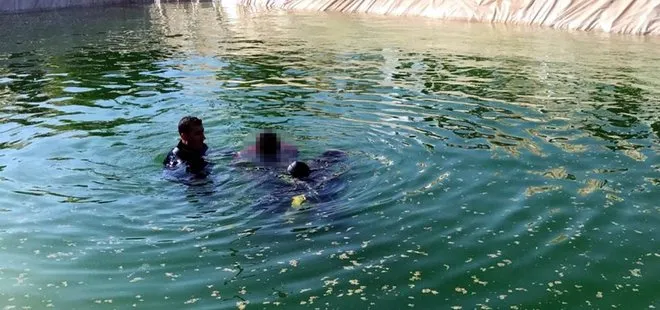 Antalya’da serinlemek için sulama havuzuna giren 2 arkadaş birbirine sarılı halde bulundular