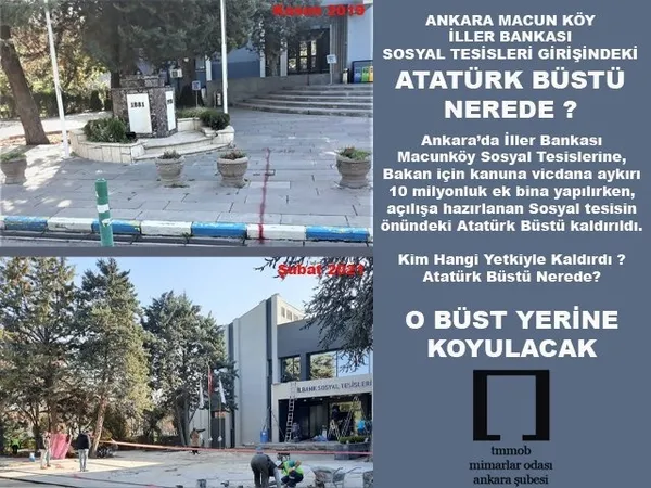 Son dakika: Mimarlar Odası'nın Atatürk Büstü yalanı ortaya çıktı! İnsan aklıyla alay eder gibi bu mesajı paylaşmışlardı - 1