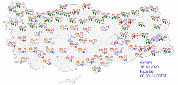 1697350401734.png Son dakika: Meteoroloji o iller için gün verdi! Toz taşınımı ve sağanak yağış birlikte geliyor! İşte illere göre güncel hava durumu... - 7