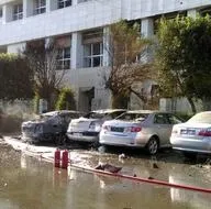 ATSO binası otoparkındaki patlamadan fotoğraflar