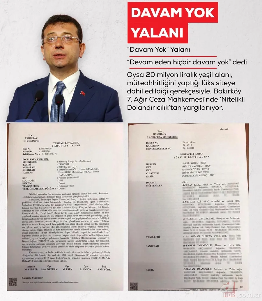 CHP'li Ekrem İmamoğlu'ndan yalan üstüne yalan 7
