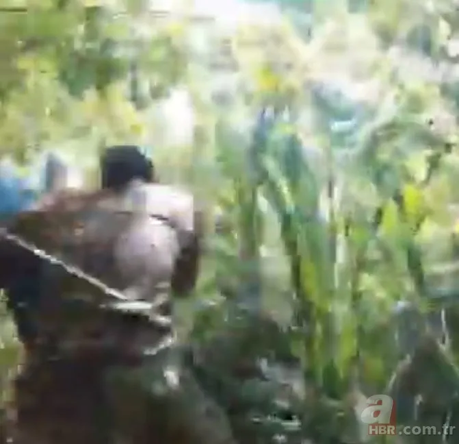 Anakonda ormanda insana saldırdı 🐍 Tam mağaraya götürürken... 5