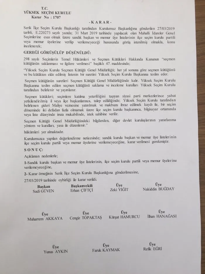 AK Parti’den seçim itirazlarında muhalefetin diline doladığı iddiaya belgeli yanıt