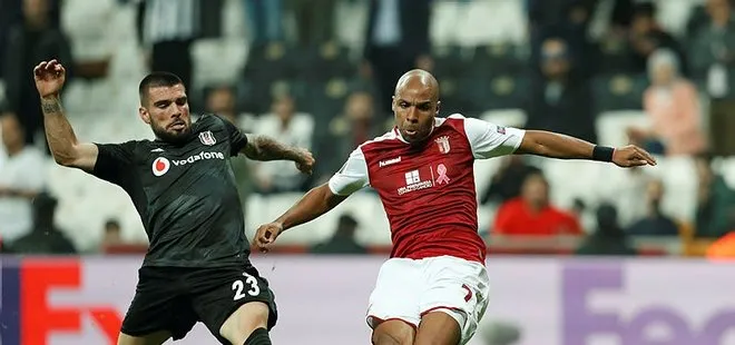 Son dakika: Beşiktaş 1-2 Braga Maç sonucu