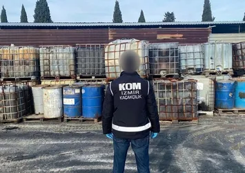 İzmir'de 250 ton kaçak akaryakıt ele geçirildi!