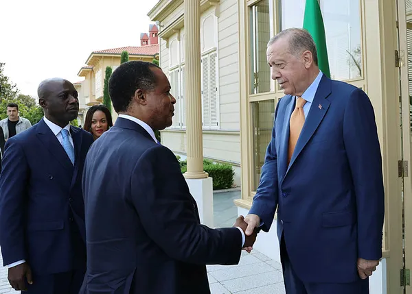 Cumhurbaşkanı Erdoğan Kongo Cumhuriyeti Cumhurbaşkanı N'Guesso ile görüştü - 1