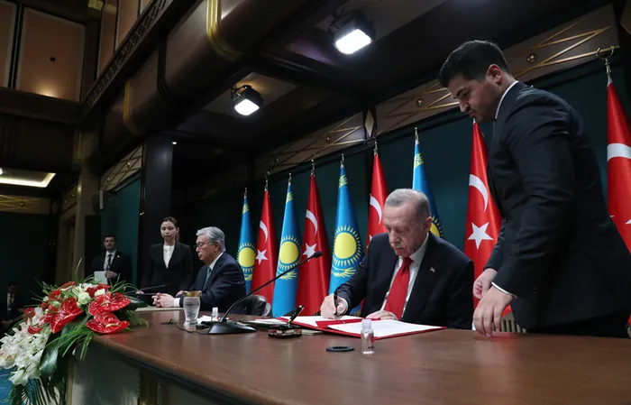 Başkan Erdoğan ve Kazakistan Cumhurbaşkanı Tokayev'den kritik açıklamalar | Türkiye ile Kazakistan arasında 15 yeni anlaşma - 5