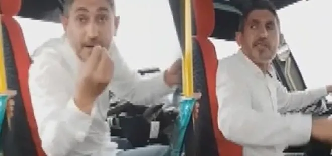 İstanbul’da minibüste tartışma yaratan olay! O anlar kamerada