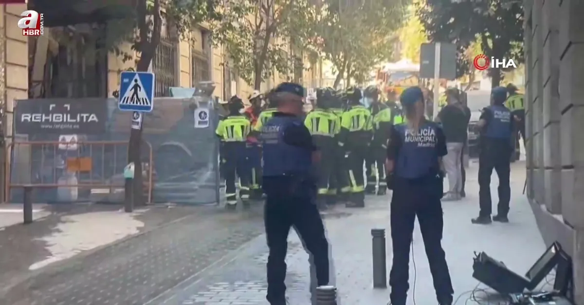 Madrid'de 6 katlı binada çökme: 4 ölü, 3 yaralı